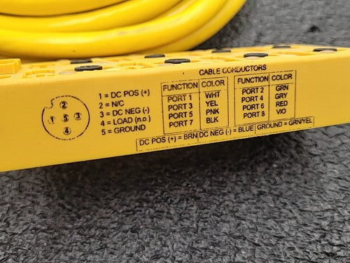 Turck VB 80-P7X9-5 M8 Sensor Distribution Junction Block Box Flying Lead Cable