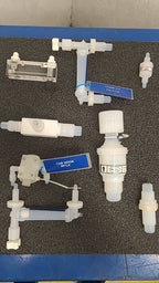 Dwyer VFA-2-SSV Flow Meter PALL Filter Manifolds Fluidic Components Lot