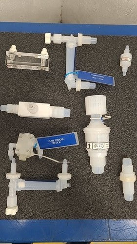 Dwyer VFA-2-SSV Flow Meter PALL Filter Manifolds Fluidic Components Lot