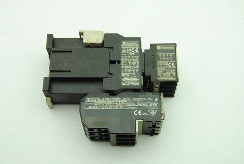 Telemecanique LP1 D12 10 Contactor, LR2 D13 Overload Relay & LA1 DN 40 Aux