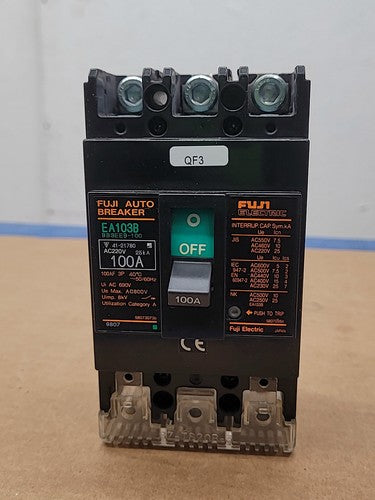 Fuji Electric EA103B Auto Circuit Breaker 100A RL-TS20B-C