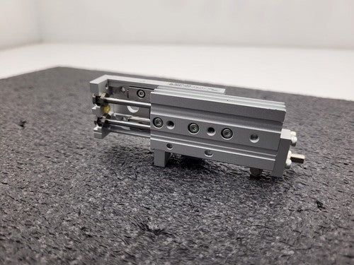 SMC MXS6-30A Pneumatic Cylinder Linear Air Slide Table Actuator w/ Stops