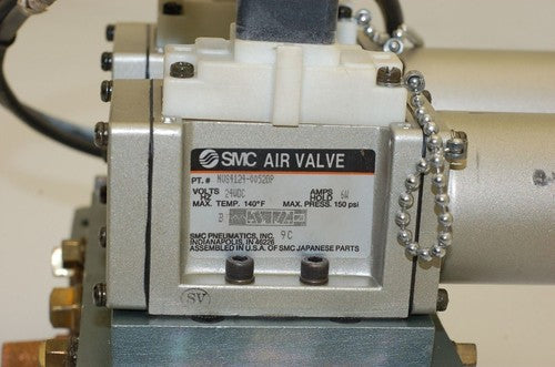 SMC Pneumatic Manifold,  NVS4124-0052DP Air Valve, 2-Position, 2-Valves