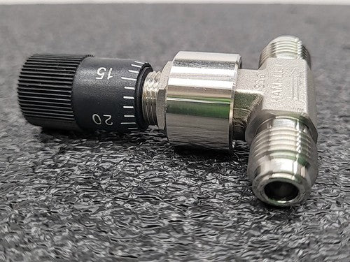 Ham-Let HXF138OSSGL1/4S Stainless Steel Metering Needle Valve 2000 PSIG Viton