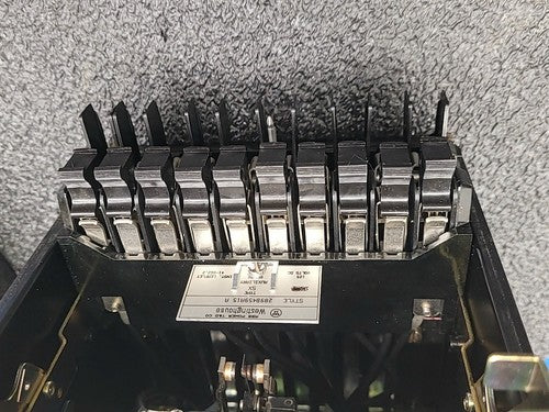Westinghouse Type SX Auxiliary Relay 125V DC Style 289B459A15 A WH Industrial