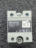 Carlo Gavazzi RM1A23D25 Solid State Relay 230VAC 3-32VDC Cntl +Heat Sink 1.5HP