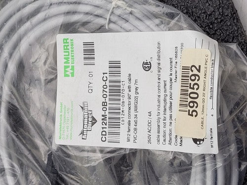 NEW AUTOMATION DIRECT 1x CD12M-0B-070-C1 CORDSET 3x CD12M-0B-030-AA