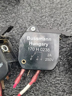 4 Bussmann PV-400A-3L 400A gPV Photovoltaic Fuses with Holders & Terminal Covers