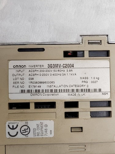 Omron 3G3MV-C2004 Sysdrive 3G3MV Inverter AC Drive Module Digital Operator PJVOP