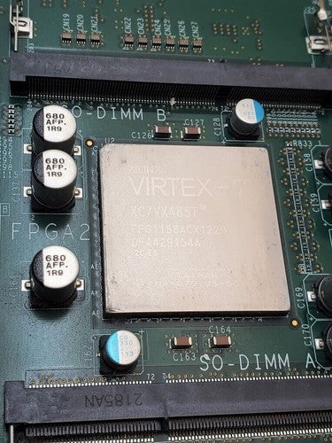 Xilinx Virtex-7 Virtex 7 XC7VX485T FFG1158ACX1229 DF4429154A 2x units on 1 board