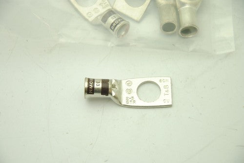 T&B Brown 33, 1/2" Bolt Hole Compression Connectors, Lot of 13