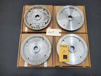 4x Turner Grooved 8" Diamond Plated Grinding Wheel Sapphire 800 Grit (F)