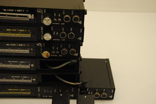 Minitron Air Gauge Co. Lot (6) 81-MT Controller Units w/ (2) AEC-247 Converters