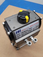 TAVT TA0650 Pneumatic Actuated Ball Valve 1-1/2" Stainless Steel Vacuum DN40
