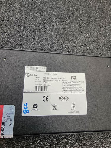 SAFENET LUNA PDE-04 KEYPAD 808-00012-003 Rev F