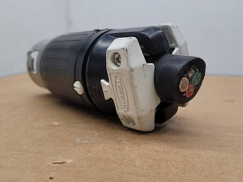 Hubbell CS8365C Male Locking Plug 50A 250V AC 3P 4W Twist Lock Connector