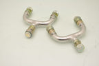 Lot 2 U-Shaped Piping Fixtures Compressed Helium Quick Connects Sealed SS P5400