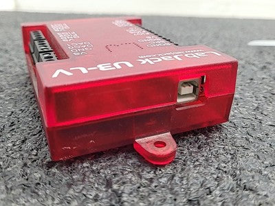 LabJack U3-LV USB Data Acquisition Module DAQ Device Red Case with Cable