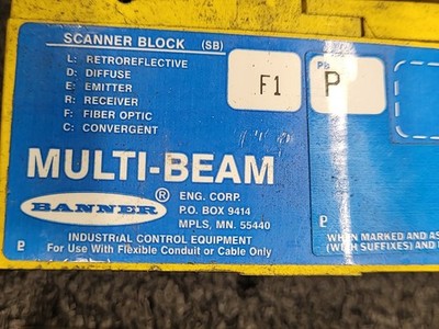 Banner Multi-Beam Scanner Block F1 Logic Modules Photoelectric Sensor Lot