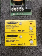 Banner MA3 Modulated Photoelectric Amplifier Lot MA3-4P MPS 15 Power Supply