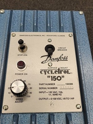 Danfoss Cycletrol 150 DC Motor Speed Controller 120VAC To 100VDC