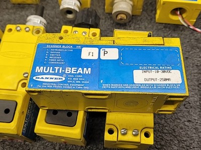 Banner Multi-Beam Scanner Block F1 Logic Modules Photoelectric Sensor Lot
