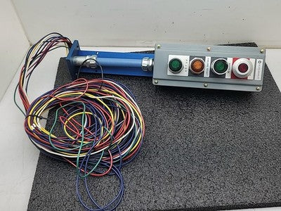 Allen Bradley Industrial Control  4 Button Pushbutton Panel Console E-Stop