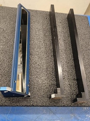 Safety Light Curtain Reflective Strip Housings Mirror Rails Blue Black Lot of 3