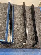 Safety Light Curtain Reflective Strip Housings Mirror Rails Blue Black Lot of 3