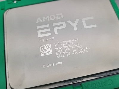AMD EPYC Embedded 7292P Server CPU Processor SP3 Socket 16 Core Rome