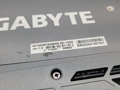 Gigabyte GeForce RTX 3080 Ti Gaming OC 12GB GDDR6X GPU GV-N308TGAMING Graphics