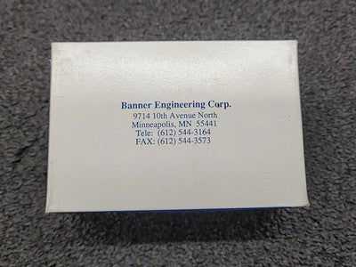 Banner OTBVP6 Optical Touch Button Sensor PNP Momentary Switch 28589