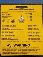 Banner MGCA-4A Machine Guard Control Box 115V Safety Light Curtain Controller