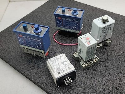 ATC Series 328 MOS Time Delay Relay Lot Dayton Square D IDEC Industrial Timers