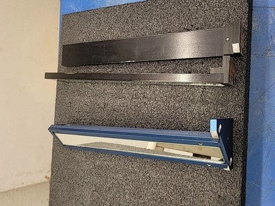 Safety Light Curtain Reflective Strip Housings Mirror Rails Blue Black Lot of 3