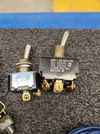 Industrial Electrical Switch Lot Toggle Rocker Micro 15A 125VAC Carling Cherry