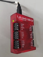 LabJack U3-LV USB Data Acquisition Module DAQ Device Red Case with Cable