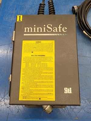STI miniSafe Safety Light Curtain Controller MS4308 42268-02 with Cables