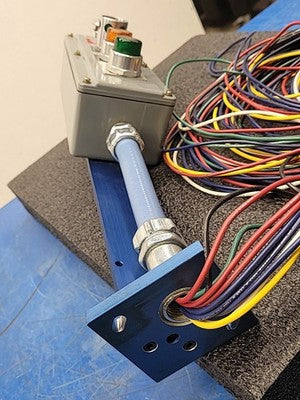 Allen Bradley Industrial Control  4 Button Pushbutton Panel Console E-Stop