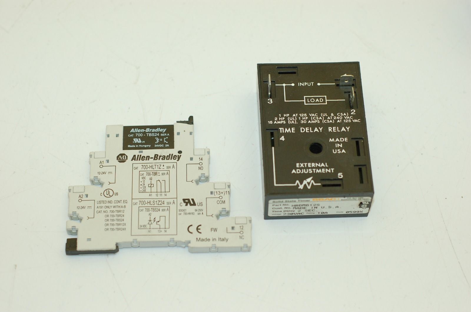 Crydom, Omron & similar Industrial Relays, DC60SA3, G7J-4A-B - Lot of 9