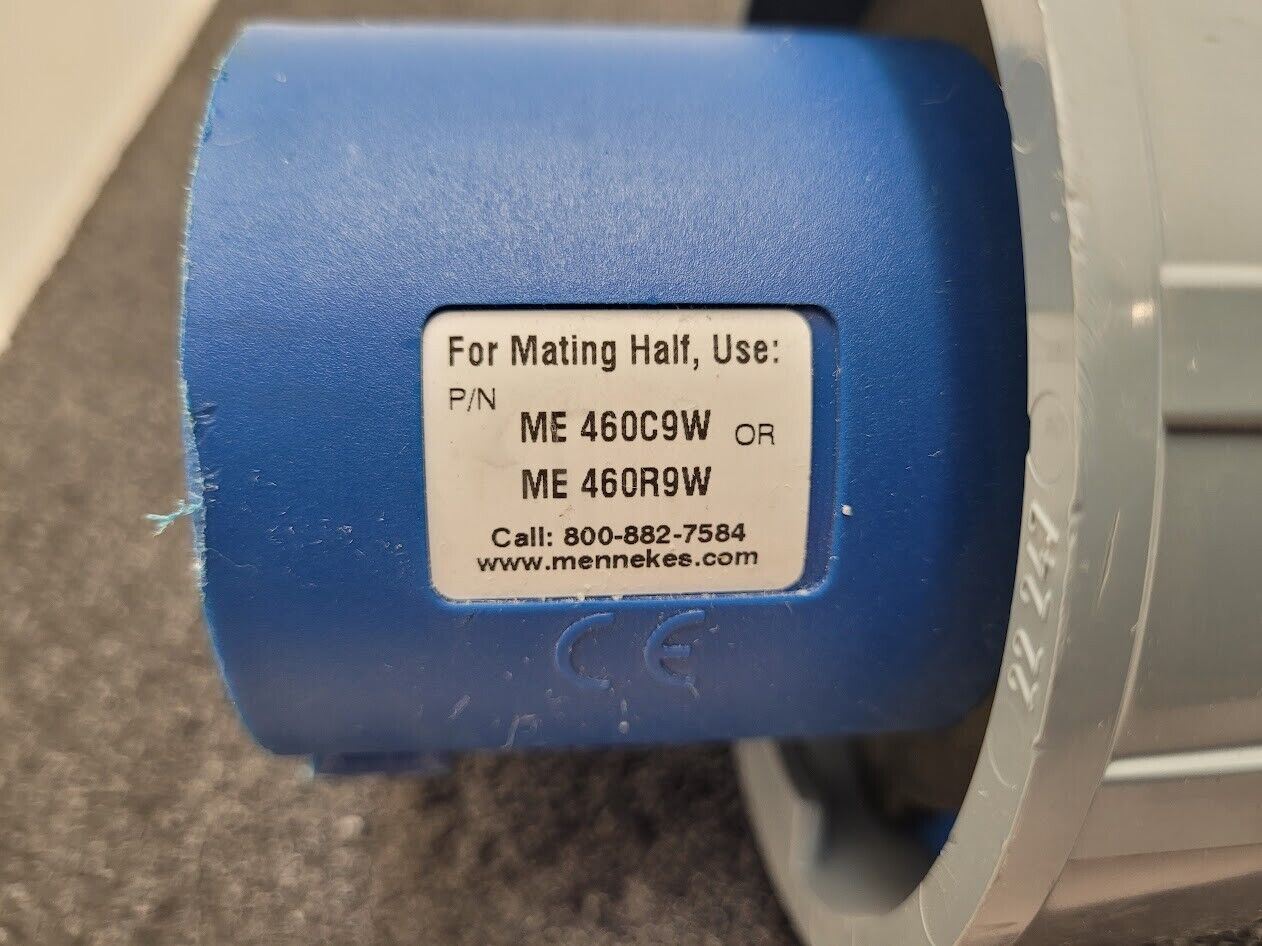 Mennekes ME460P9W Male Power Plug 4-Connector 4W 250V 60A ME460C9W ME460E9W