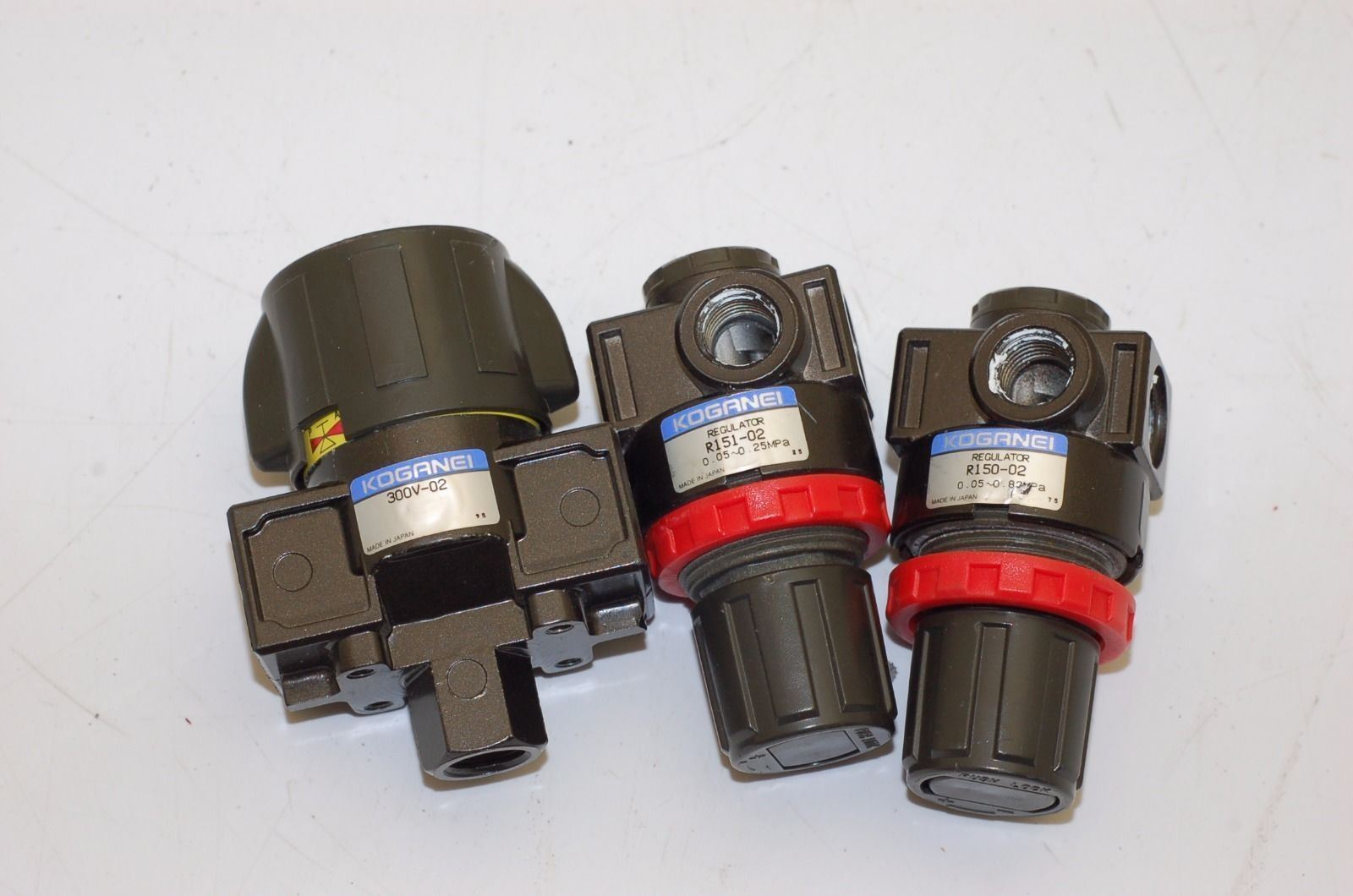 Koganei, ARO & sim Pneumatic Valves & Regulators - Lot of 7