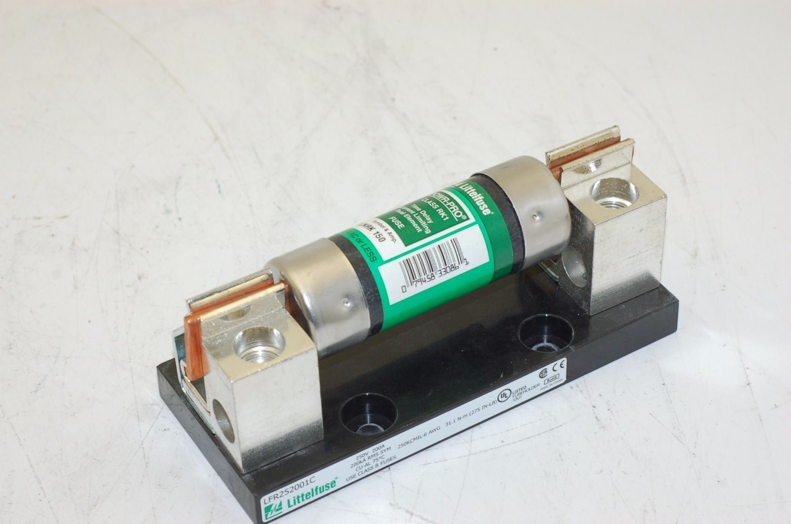 Littlefuse LLNRK 150A Fuse, 250VAC w/ LFR252001C Holder