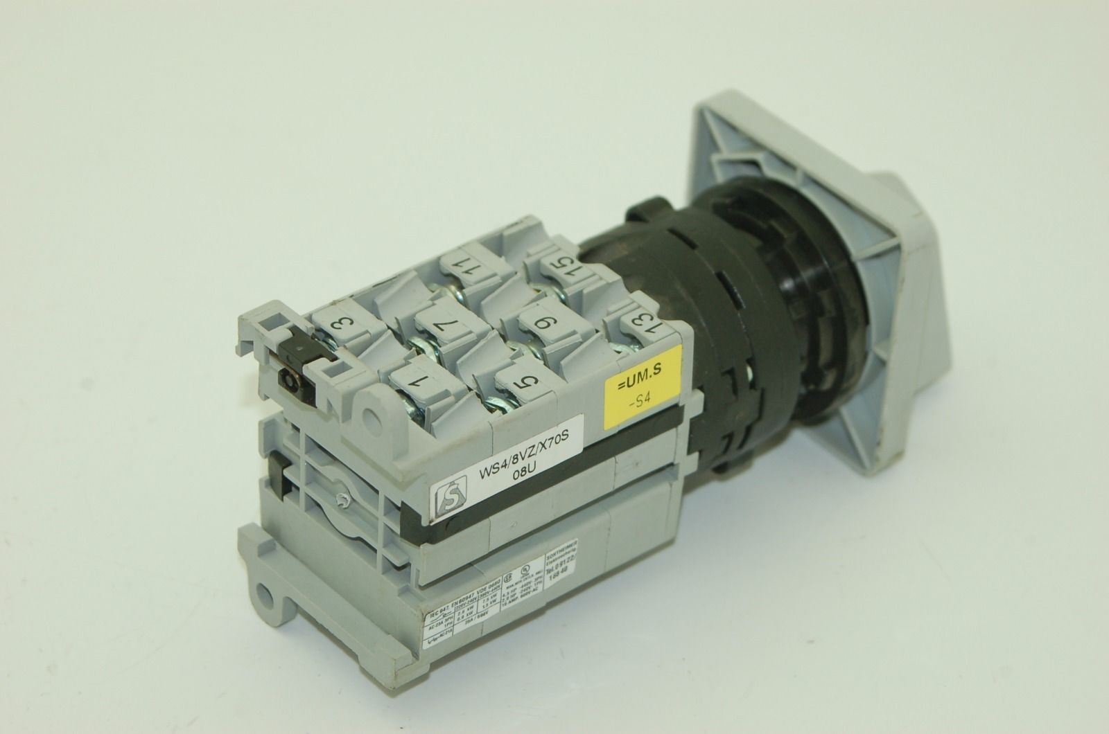 SONTHEIMER WS/8VZ/X70S Cam Switch, WS8VZX70S, 16-Terminal, 2-Position