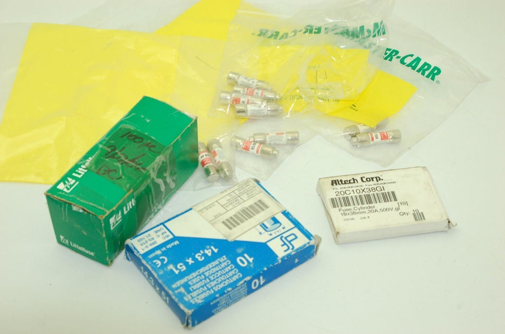 Littlefuse & Altech Cylinder Fuses - Lot of 100+ - NEW