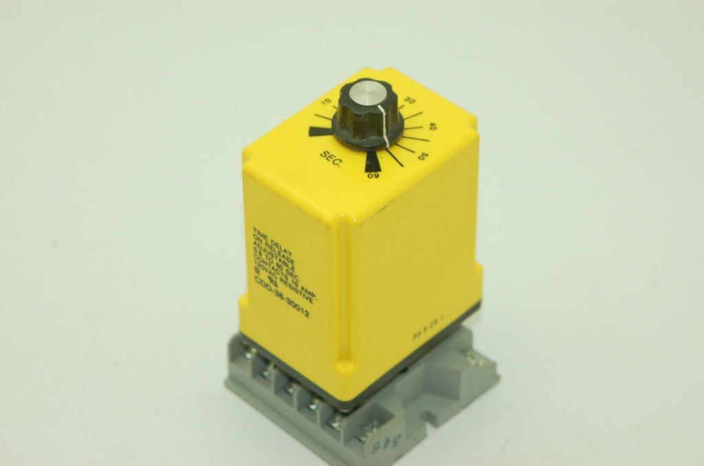 AMF Potter & Brumfield CDD-38-30012 Time Delay Relay w/ Holder