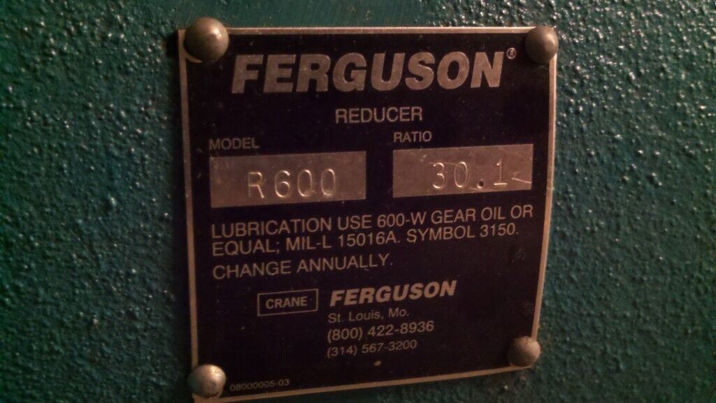 Camco Ferguson 362 12/2-F250-270R 6 Index Positions Rotary Indexing Table 13"
