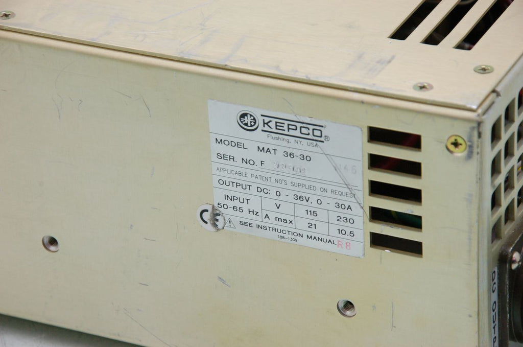 Kepco MAT 36-30 Power Supply 0-36V  0-30A Output 1080 Watts