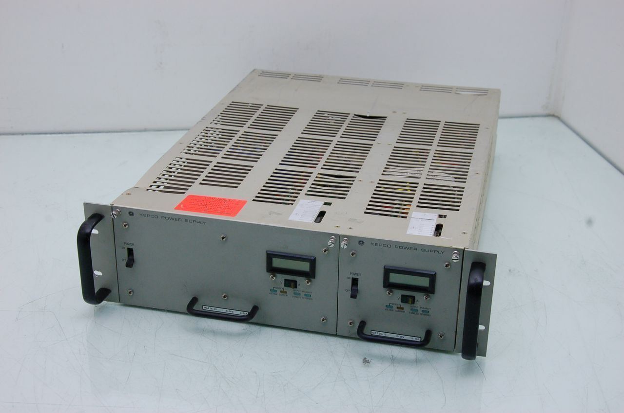 Kepco MAT 36-10 RA51 Dual Power Supply 0-36V  0-10A Output, 115-230VAC Input (A)
