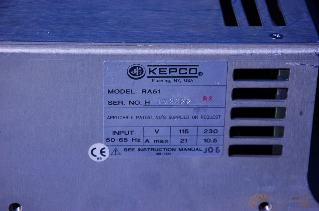 Kepco MAT 36-10 RA51 Dual Power Supply 0-36V  0-10A Output, 115-230VAC Input (A)